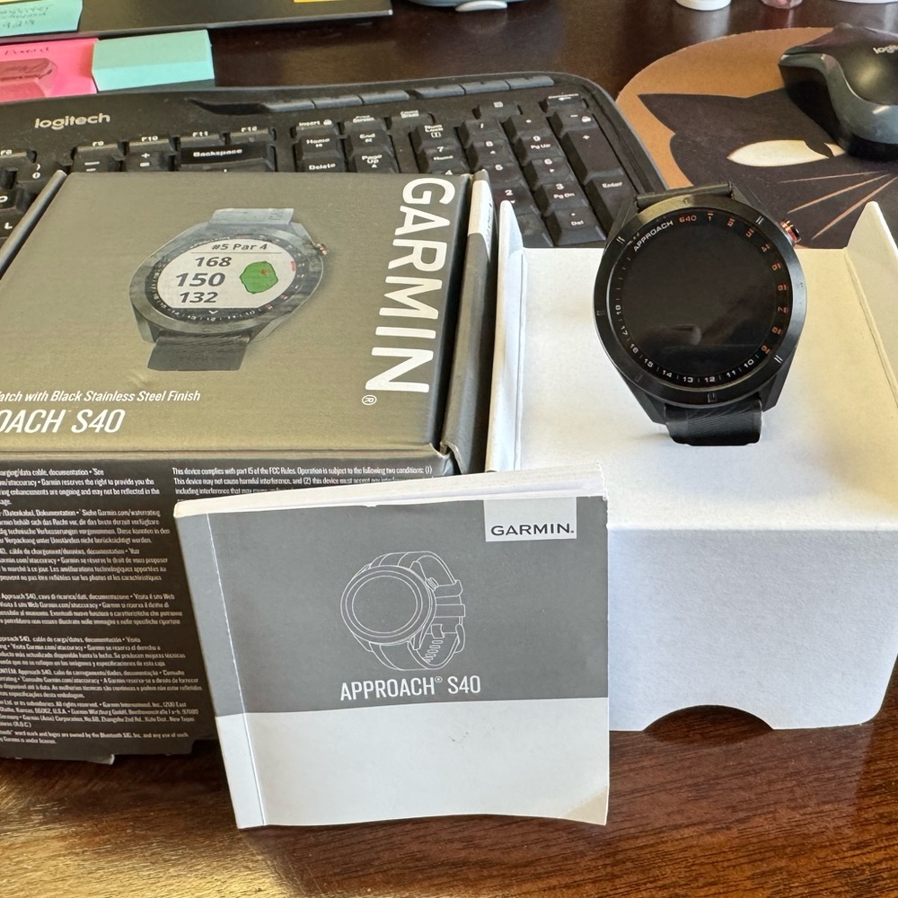 Garmin Approach S40 Black Golf Smartwatch